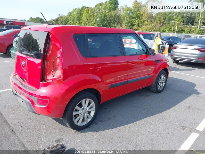 2013 Kia Soul + VIN: KNDJT2A60D7613050 Lot: 40238644