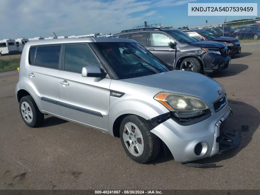 2013 Kia Soul VIN: KNDJT2A54D7539459 Lot: 40241867