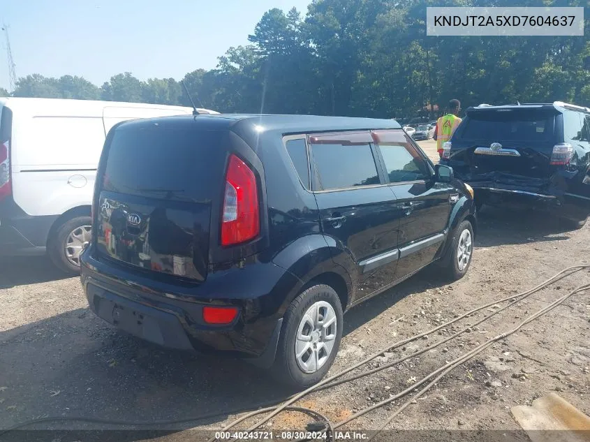 KNDJT2A5XD7604637 2013 Kia Soul