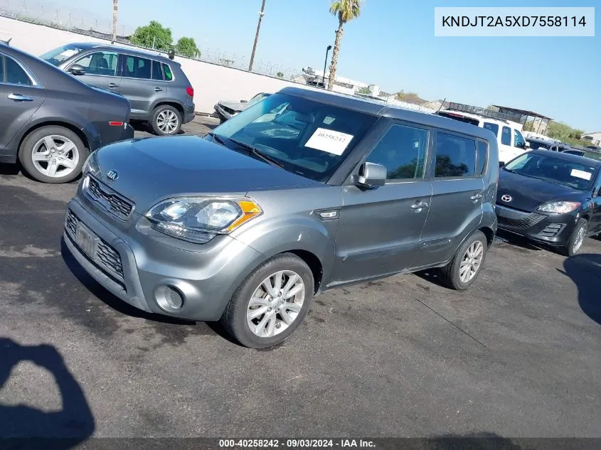 2013 Kia Soul VIN: KNDJT2A5XD7558114 Lot: 40258242