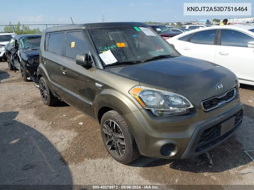 2013 Kia Soul VIN: KNDJT2A53D7516464 Lot: 40279973