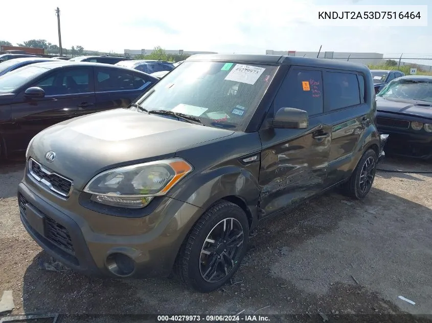 2013 Kia Soul VIN: KNDJT2A53D7516464 Lot: 40279973