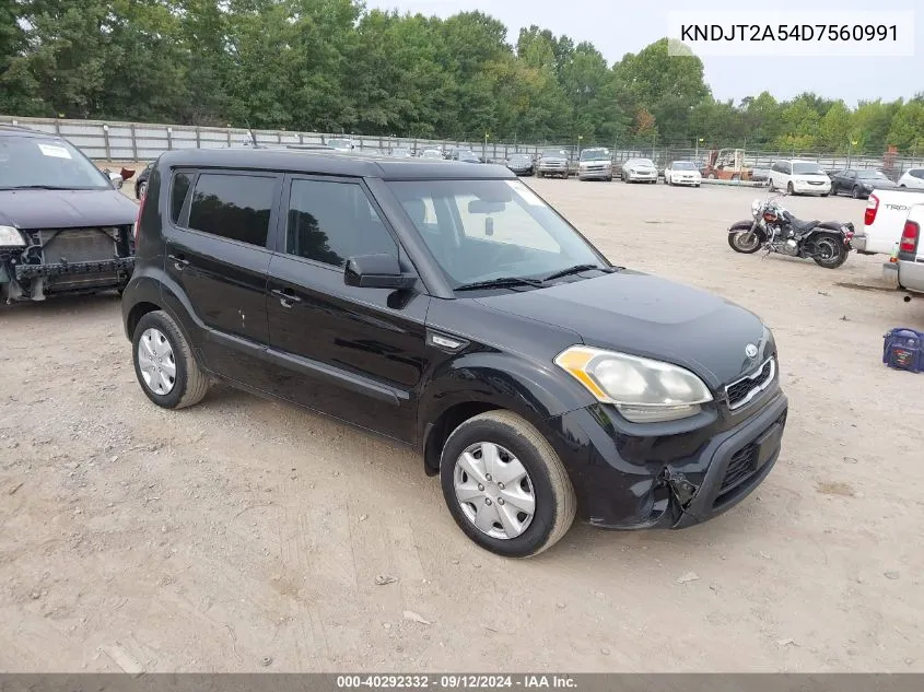 2013 Kia Soul VIN: KNDJT2A54D7560991 Lot: 40292332