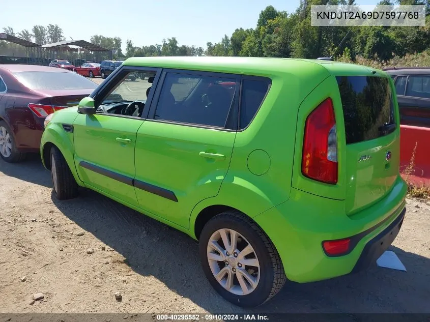 2013 Kia Soul + VIN: KNDJT2A69D7597768 Lot: 40295552