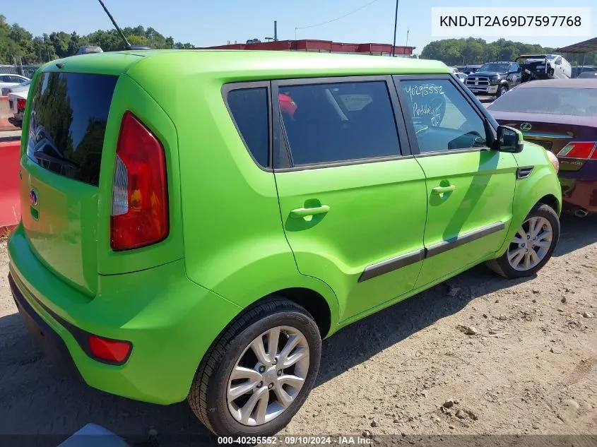 2013 Kia Soul + VIN: KNDJT2A69D7597768 Lot: 40295552