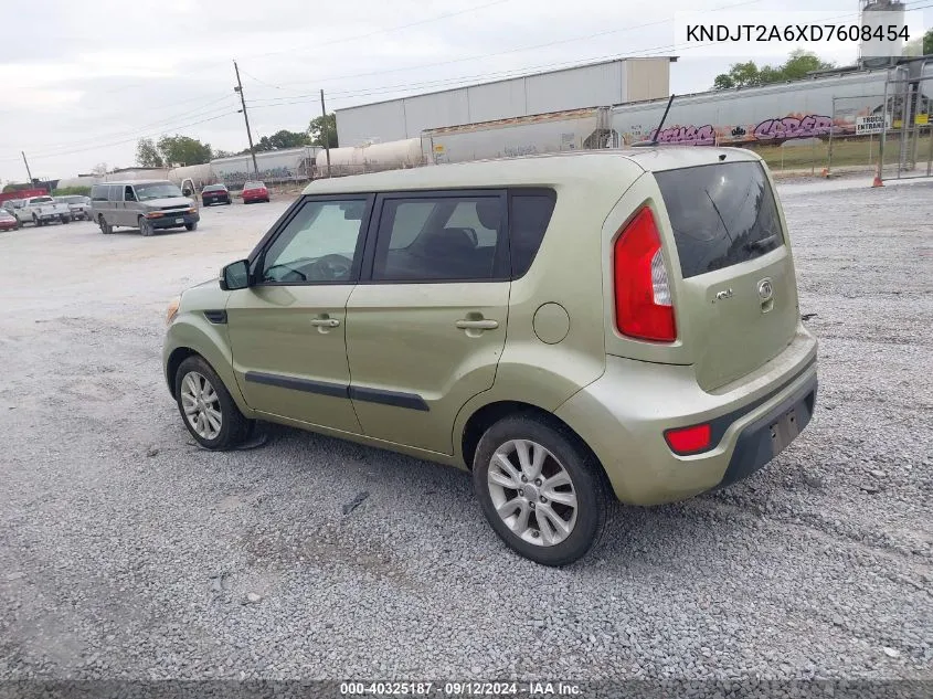 2013 Kia Soul + VIN: KNDJT2A6XD7608454 Lot: 40325187