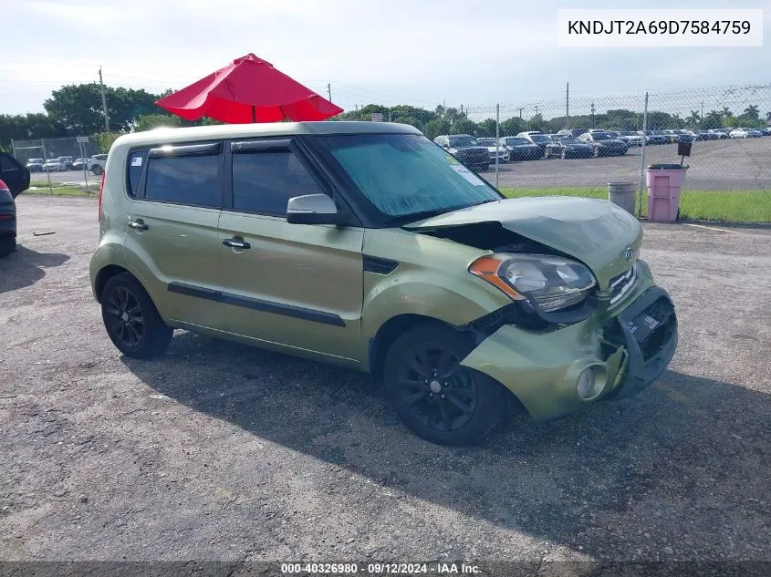 2013 Kia Soul +/!/Sport VIN: KNDJT2A69D7584759 Lot: 40326980