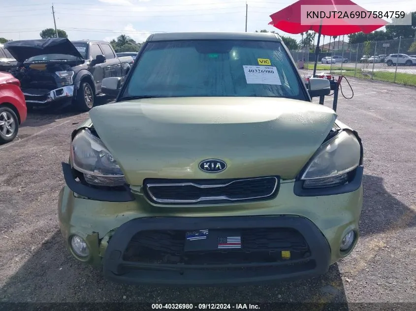 2013 Kia Soul +/!/Sport VIN: KNDJT2A69D7584759 Lot: 40326980