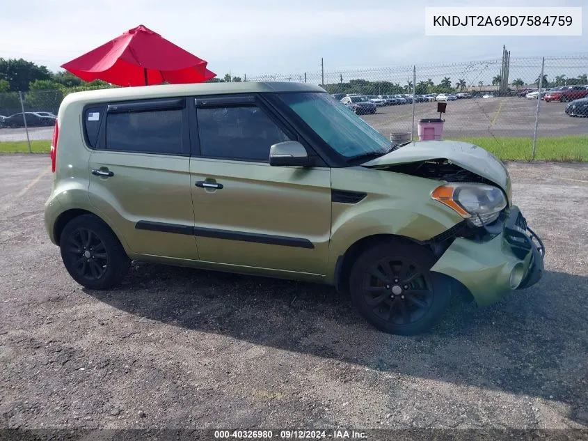 2013 Kia Soul +/!/Sport VIN: KNDJT2A69D7584759 Lot: 40326980