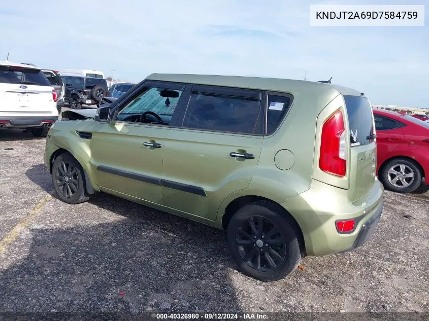 2013 Kia Soul +/!/Sport VIN: KNDJT2A69D7584759 Lot: 40326980