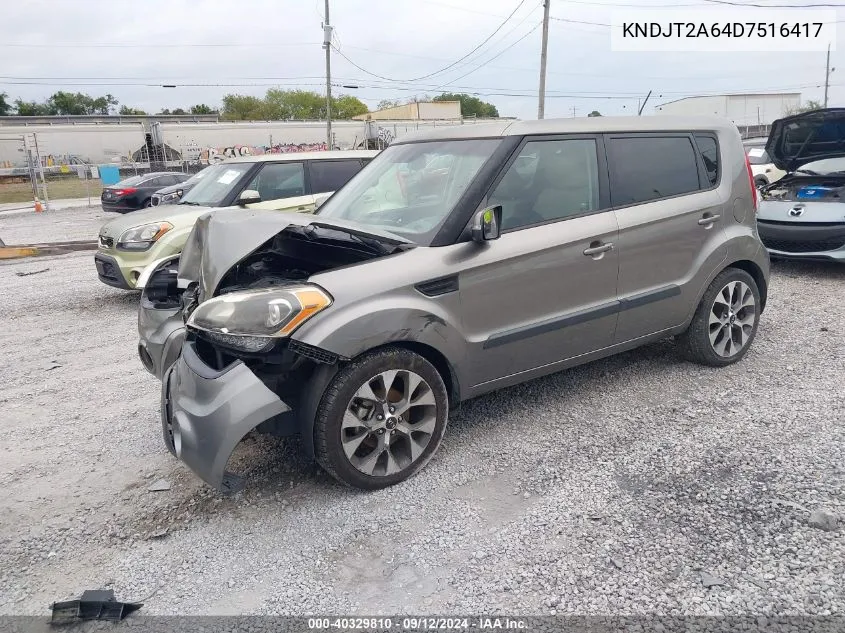 2013 Kia Soul ! VIN: KNDJT2A64D7516417 Lot: 40329810