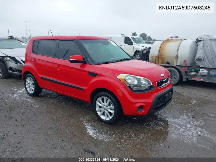 2013 Kia Soul + VIN: KNDJT2A69D7603245 Lot: 40333825