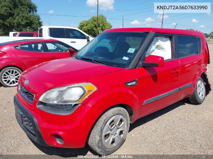 2013 Kia Soul VIN: KNDJT2A56D7633990 Lot: 40335320