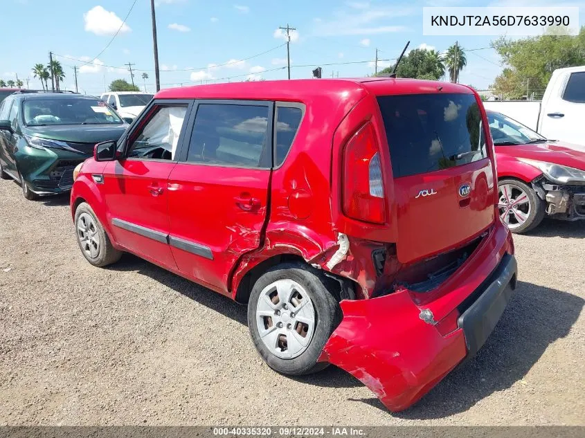 2013 Kia Soul VIN: KNDJT2A56D7633990 Lot: 40335320