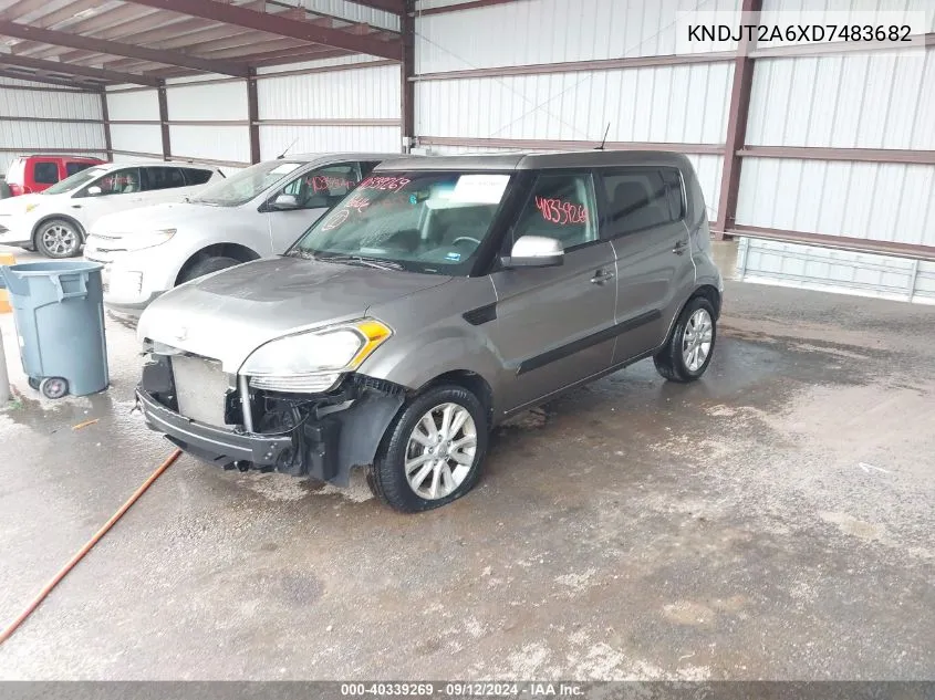 2013 Kia Soul + VIN: KNDJT2A6XD7483682 Lot: 40339269