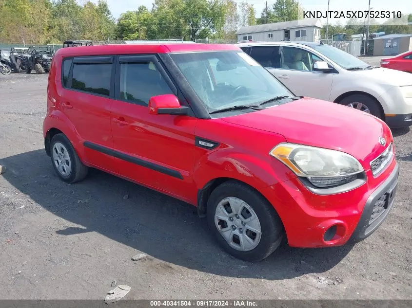 2013 Kia Soul VIN: KNDJT2A5XD7525310 Lot: 40341504