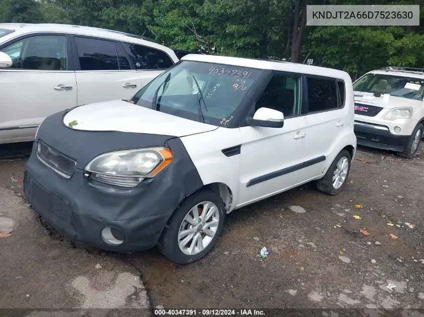 2013 Kia Soul + VIN: KNDJT2A66D7523630 Lot: 40347391