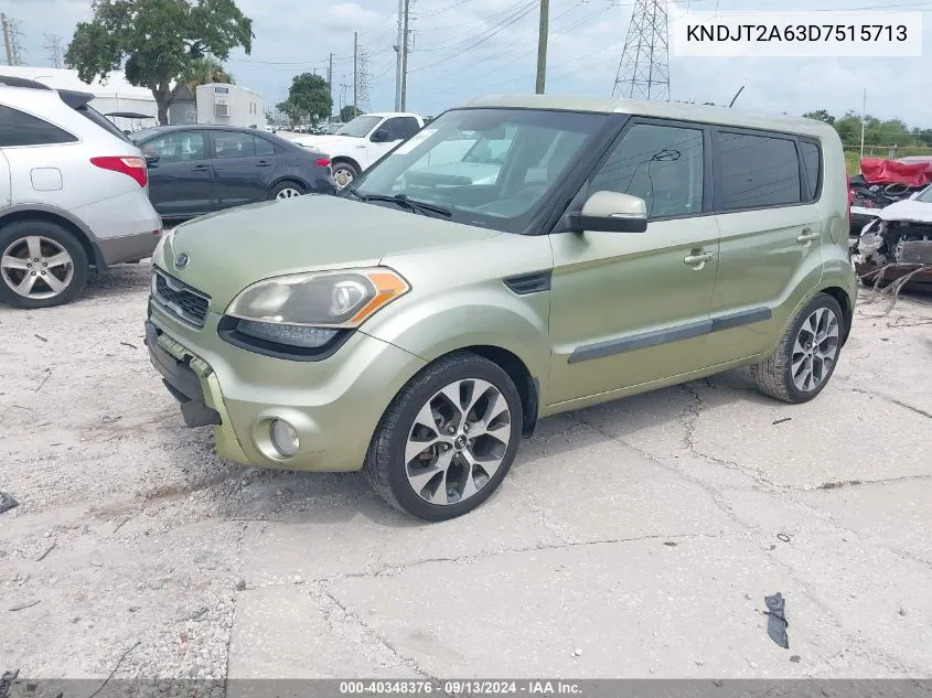 KNDJT2A63D7515713 2013 Kia Soul !