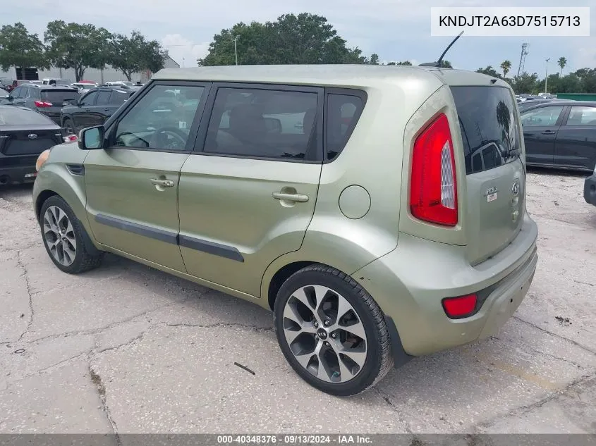 KNDJT2A63D7515713 2013 Kia Soul !