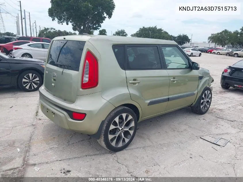 2013 Kia Soul ! VIN: KNDJT2A63D7515713 Lot: 40348376