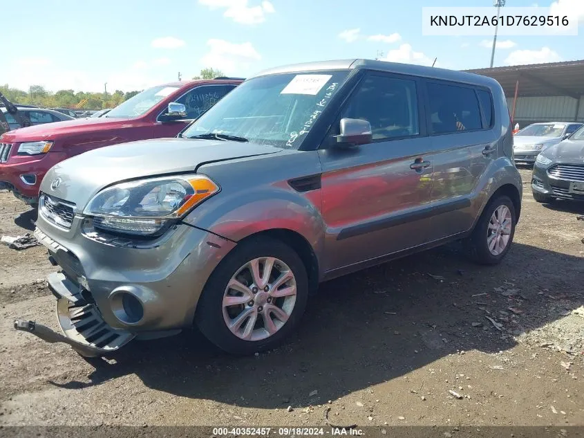 2013 Kia Soul + VIN: KNDJT2A61D7629516 Lot: 40352457