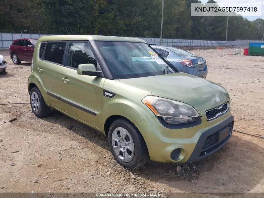 KNDJT2A55D7597418 2013 Kia Soul