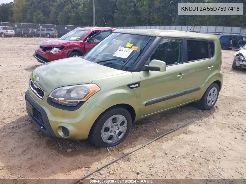 KNDJT2A55D7597418 2013 Kia Soul