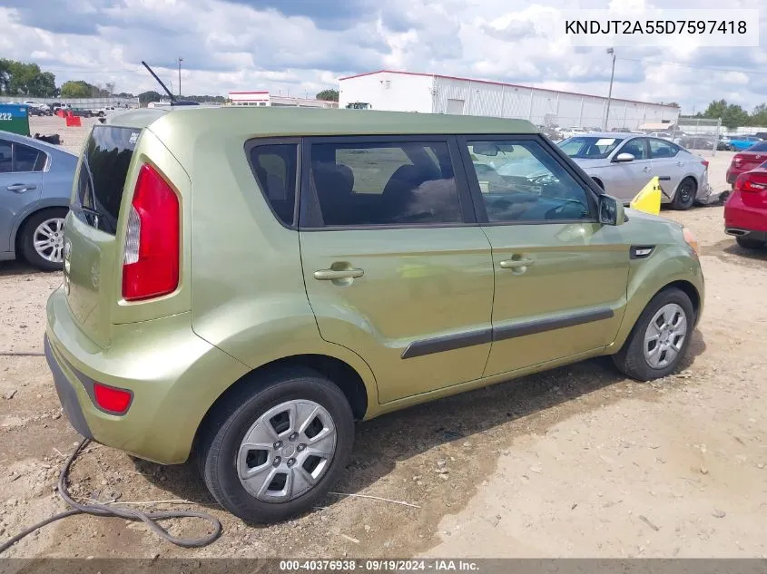 KNDJT2A55D7597418 2013 Kia Soul