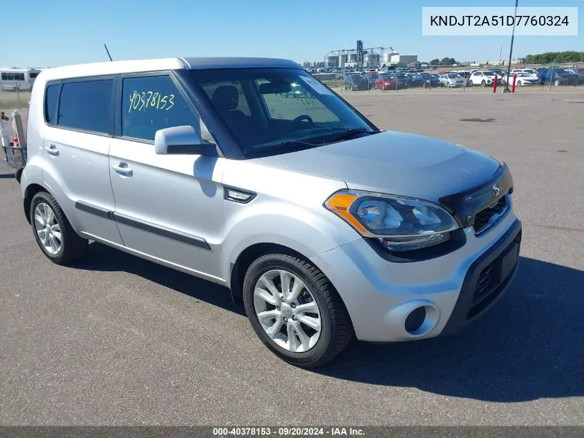 2013 Kia Soul VIN: KNDJT2A51D7760324 Lot: 40378153