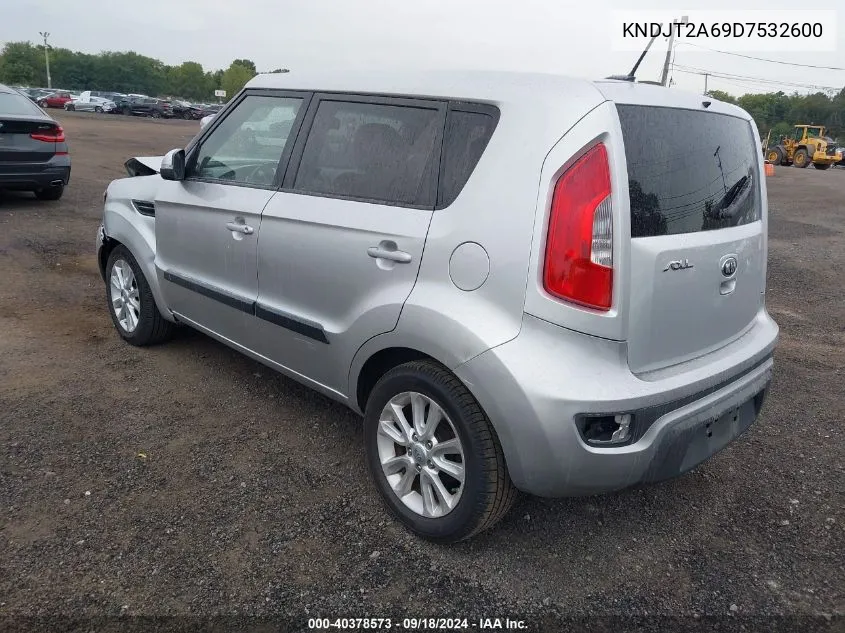 2013 Kia Soul + VIN: KNDJT2A69D7532600 Lot: 40378573