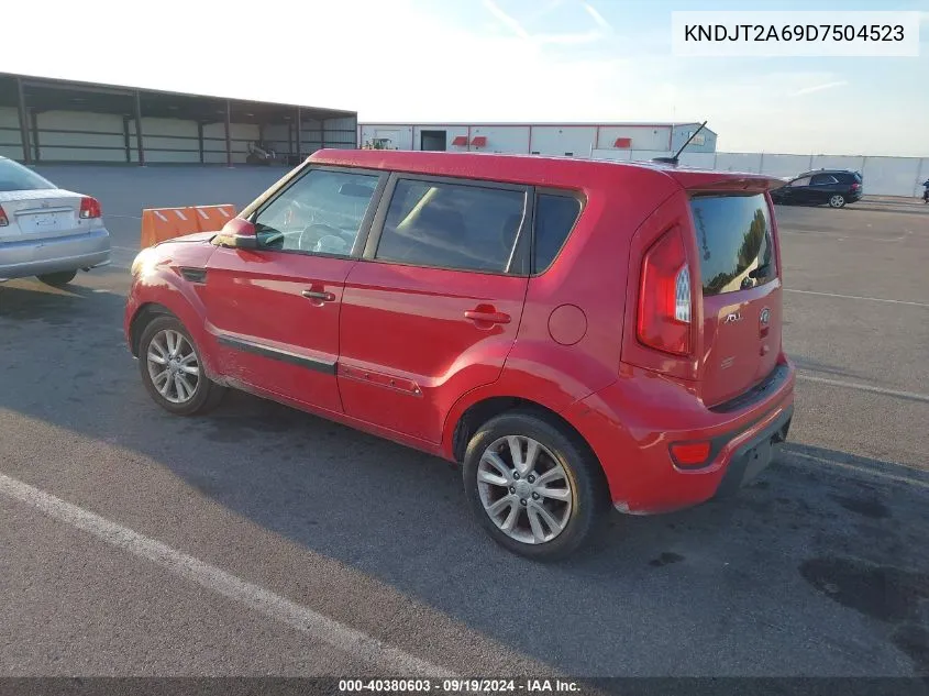 2013 Kia Soul + VIN: KNDJT2A69D7504523 Lot: 40380603