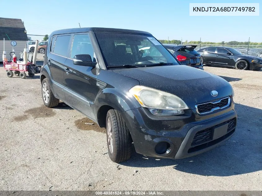 2013 Kia Soul + VIN: KNDJT2A68D7749782 Lot: 40381524