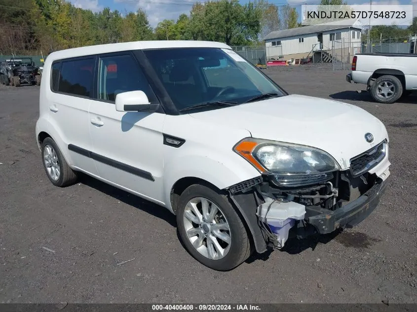 2013 Kia Soul VIN: KNDJT2A57D7548723 Lot: 40400408