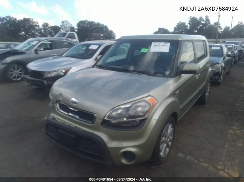 2013 Kia Soul VIN: KNDJT2A5XD7584924 Lot: 40401654