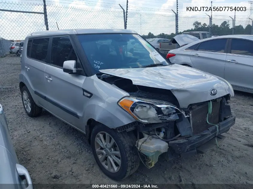 2013 Kia Soul VIN: KNDJT2A56D7754003 Lot: 40421560