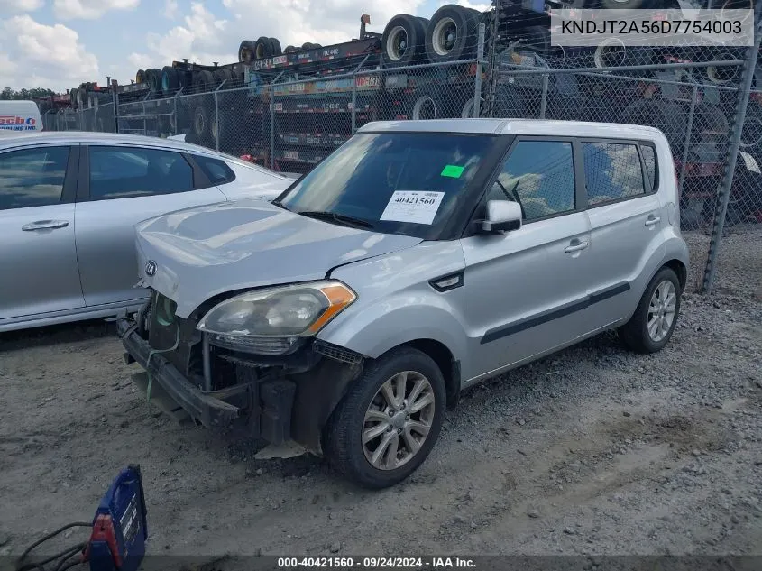 2013 Kia Soul VIN: KNDJT2A56D7754003 Lot: 40421560