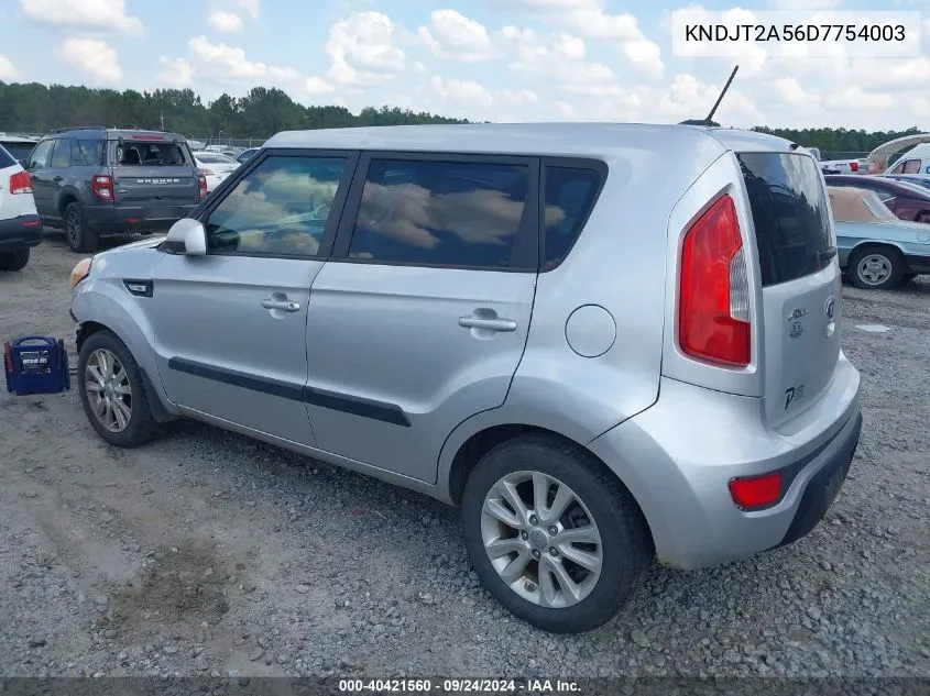 2013 Kia Soul VIN: KNDJT2A56D7754003 Lot: 40421560