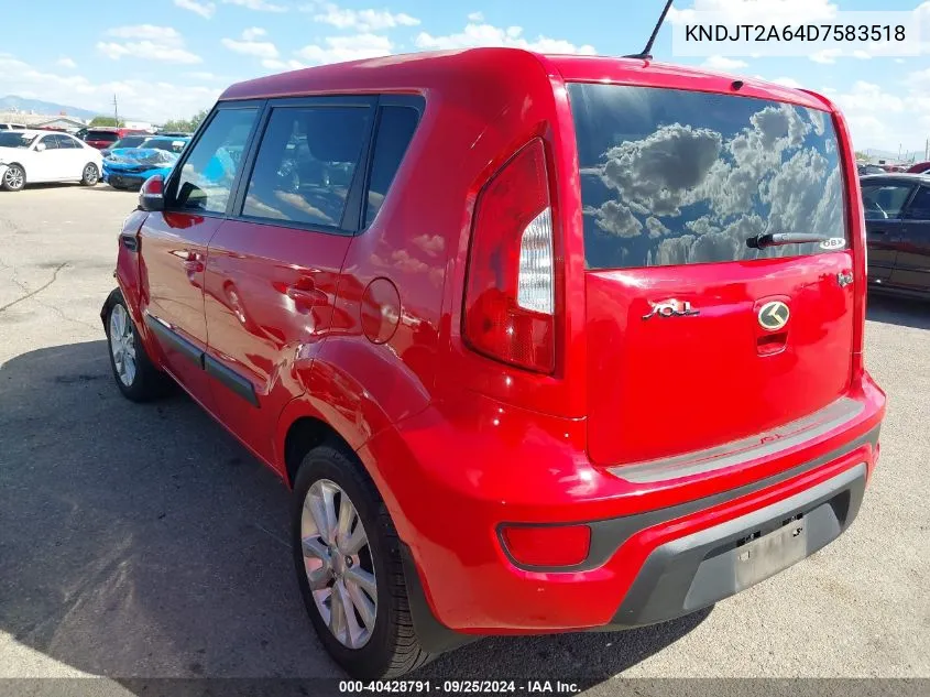 KNDJT2A64D7583518 2013 Kia Soul +