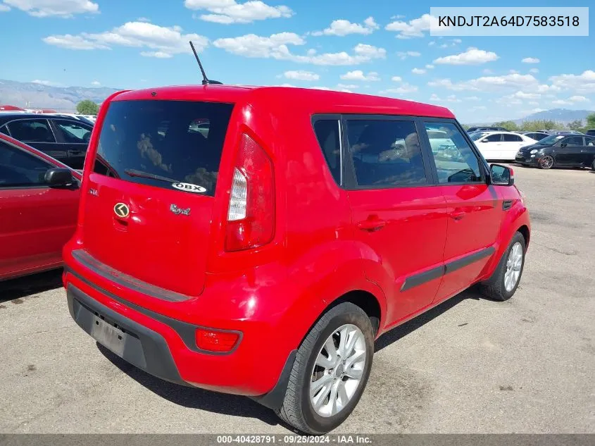 KNDJT2A64D7583518 2013 Kia Soul +