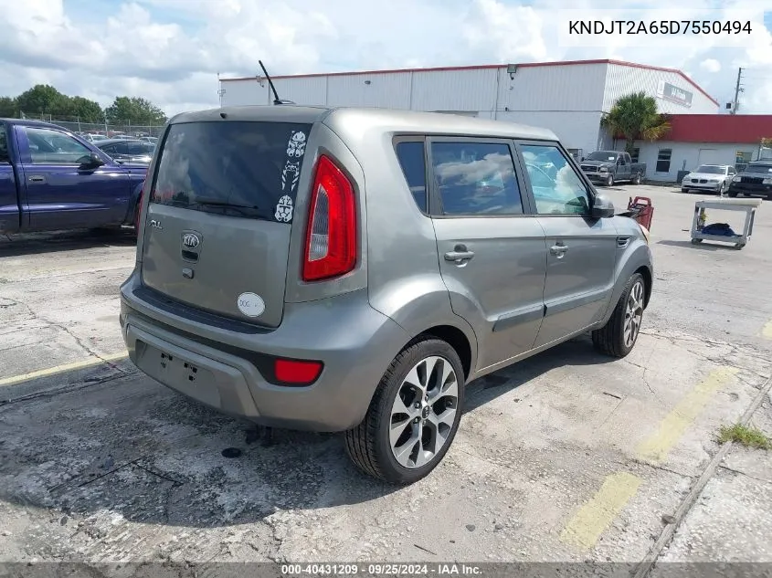 KNDJT2A65D7550494 2013 Kia Soul +/!/Sport