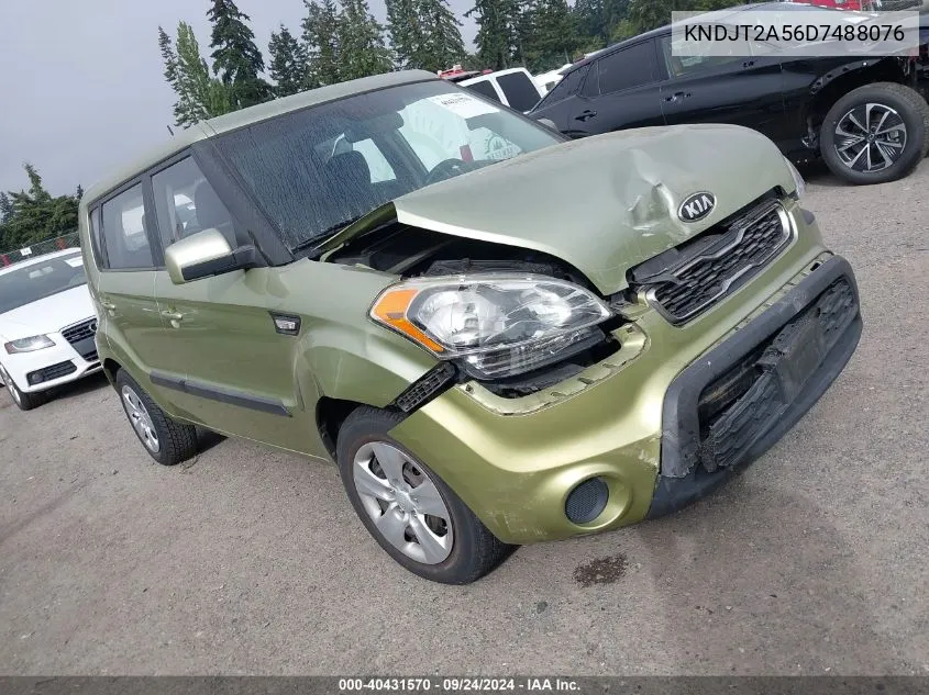 2013 Kia Soul VIN: KNDJT2A56D7488076 Lot: 40431570