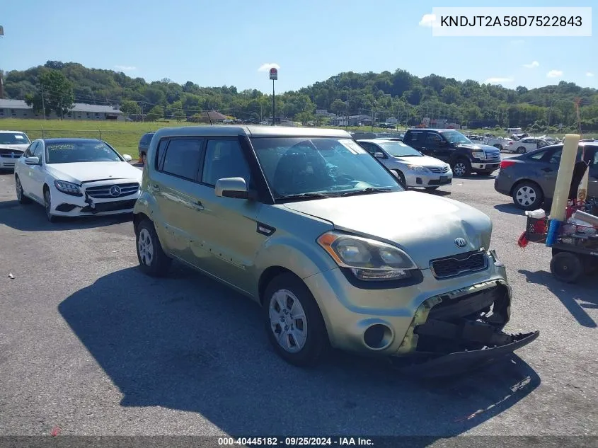 KNDJT2A58D7522843 2013 Kia Soul