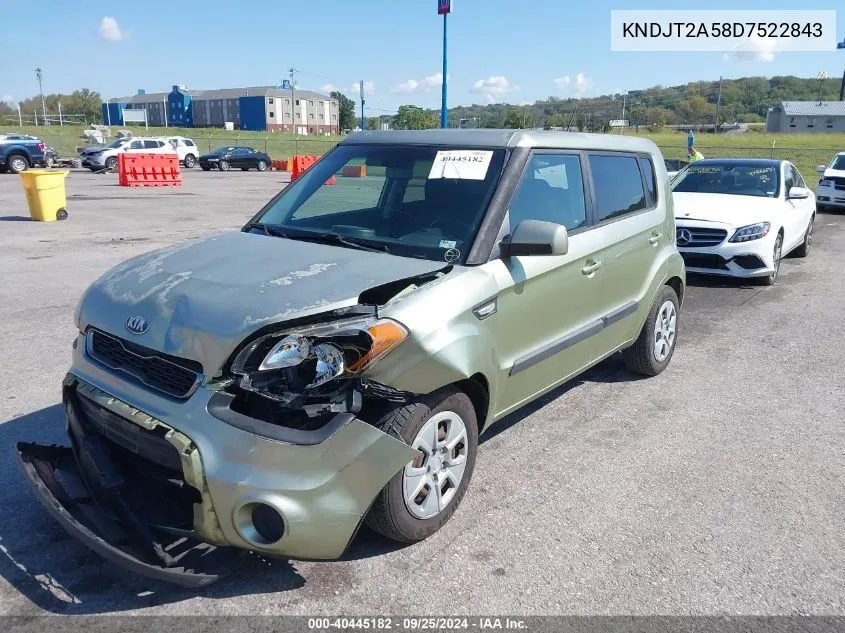 KNDJT2A58D7522843 2013 Kia Soul