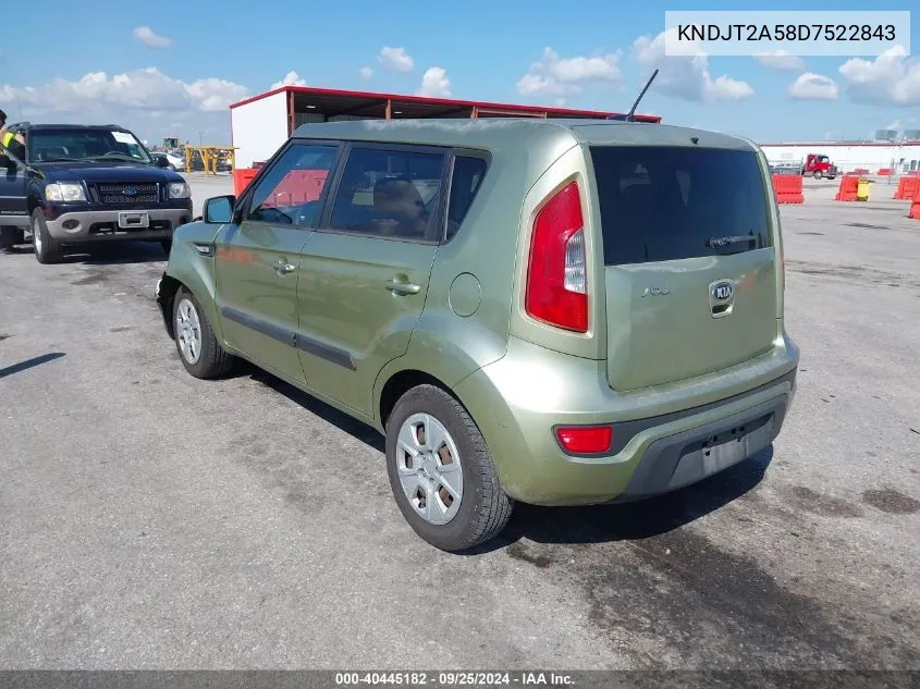 KNDJT2A58D7522843 2013 Kia Soul