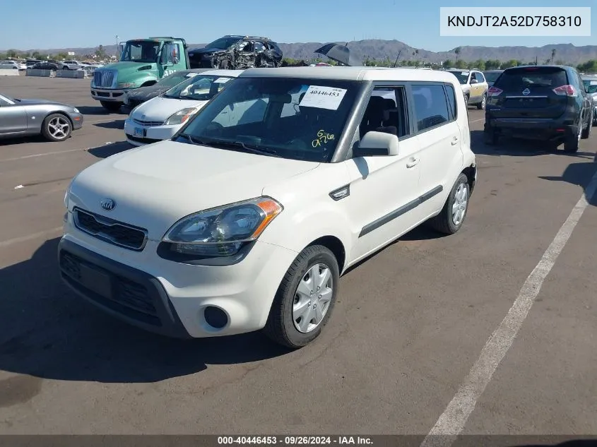 KNDJT2A52D758310 2013 Kia Soul