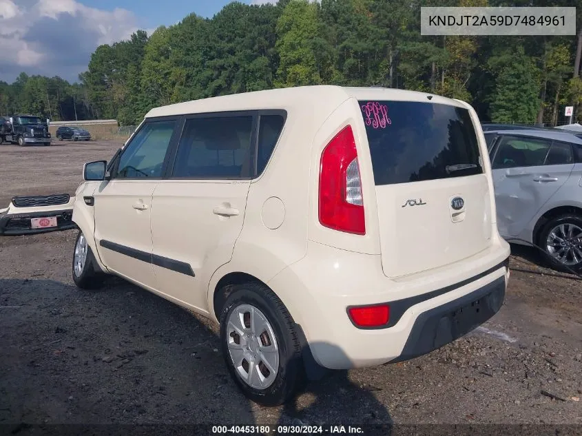 2013 Kia Soul VIN: KNDJT2A59D7484961 Lot: 40453180