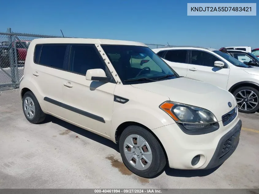 2013 Kia Soul VIN: KNDJT2A55D7483421 Lot: 40461994