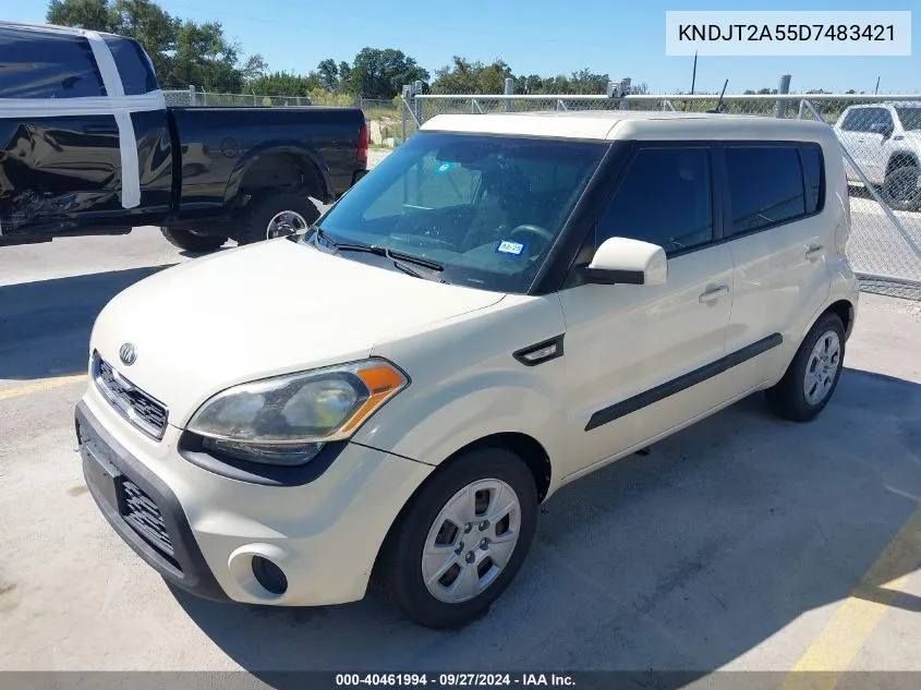 KNDJT2A55D7483421 2013 Kia Soul