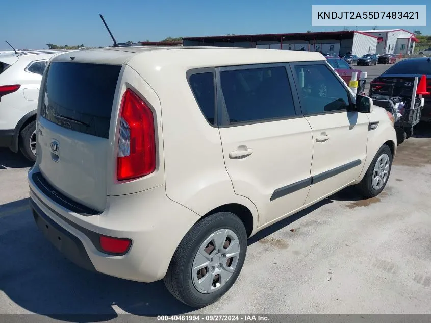 KNDJT2A55D7483421 2013 Kia Soul