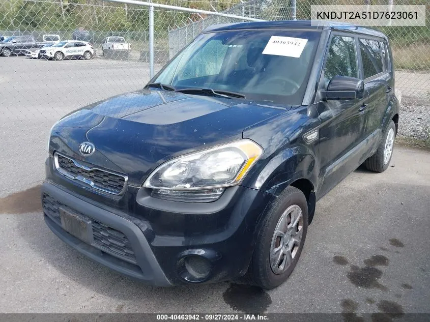 2013 Kia Soul VIN: KNDJT2A51D7623061 Lot: 40463942